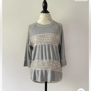 Dolan Anthropologie T-Shirt Gray Size Medium